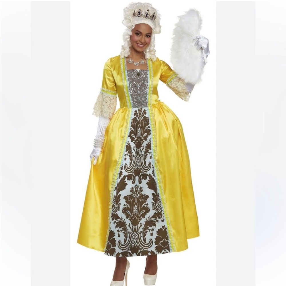 Modern Hero regency romance Queen Bridgerton Queen Charolette costume dress S M
